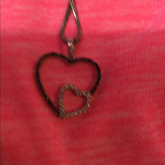 Double heart pendant - Picture 7 of 7